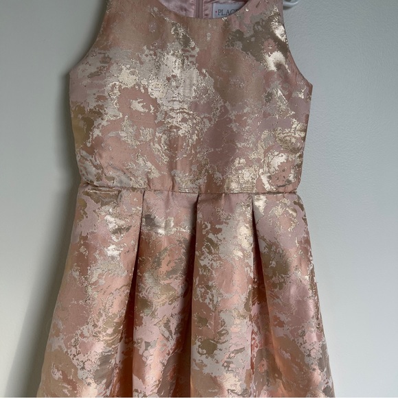 Childers Place Blush and Gold Dress - Picture 2 of 4